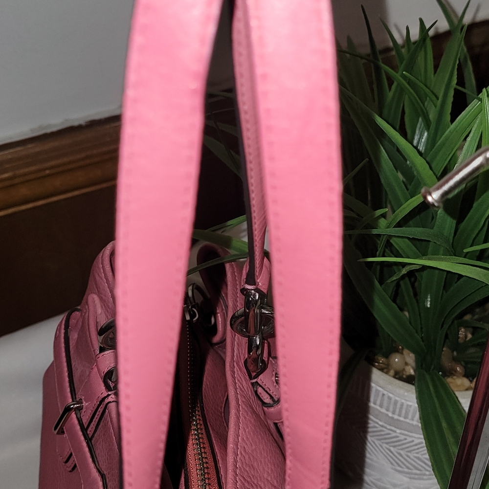 🔥 Coach Jaylen Pink Leather Carryall  M1173 - 18955 - Picture 7 of 15
